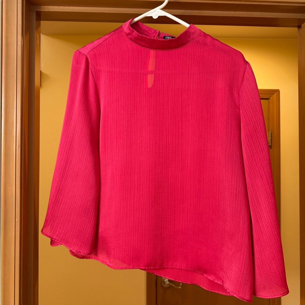 Elegant Pink Women's Top - ZARA